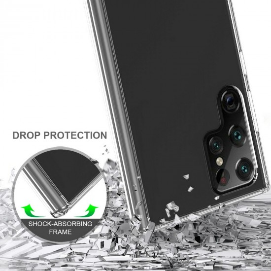 Husa silicon transparenta antisoc compatibila cu Samsung Galaxy S22 Ultra